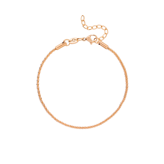 Criss Cross Chain Bracelet Roségold