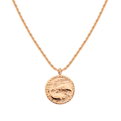 Pisces / Fische Necklace Roségold