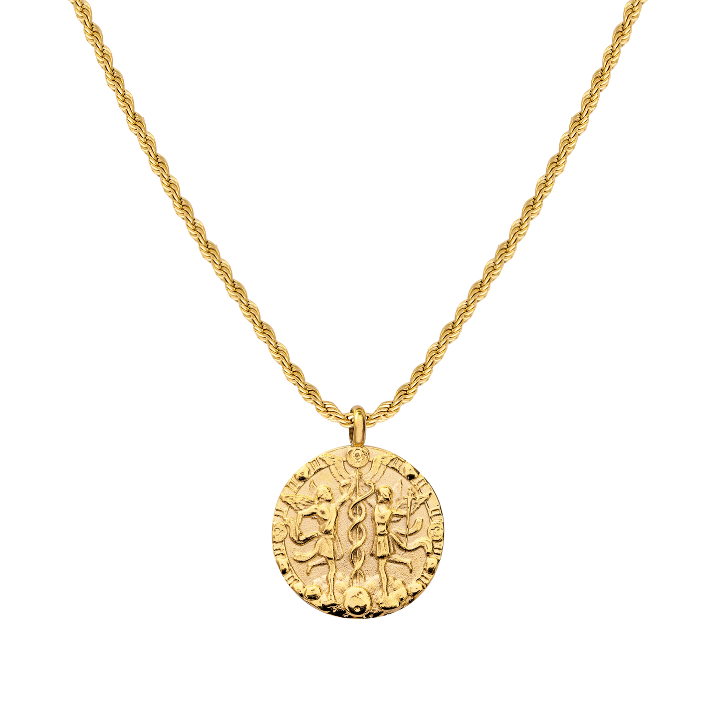 LUA Gemini / Zwilling Necklace Gold