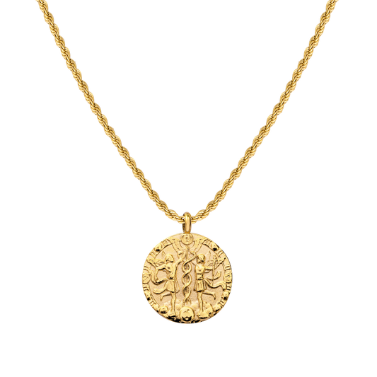 LUA Gemini / Zwilling Necklace Gold