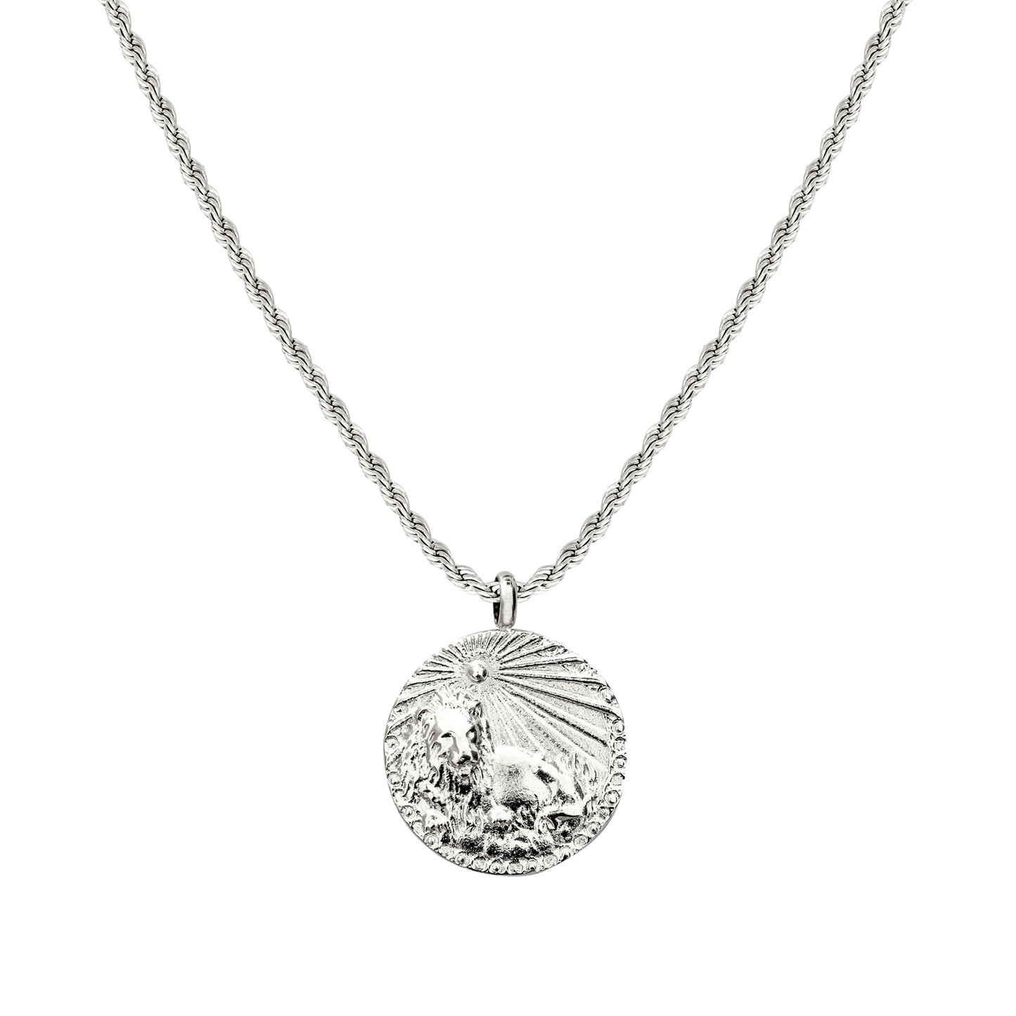 LUA Leo / Löwe Necklace Silber