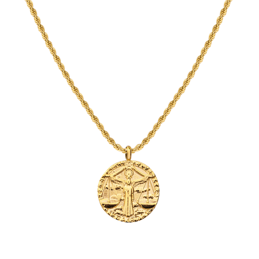 Libra / Waage Necklace Gold