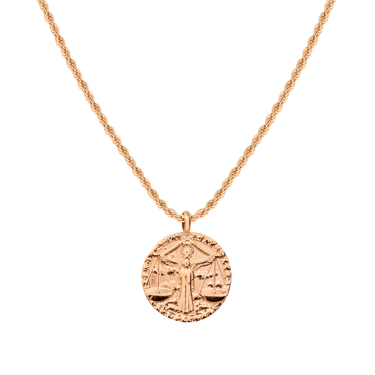 Libra / Waage Necklace Roségold