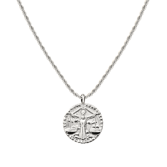 Libra / Waage Necklace Silber