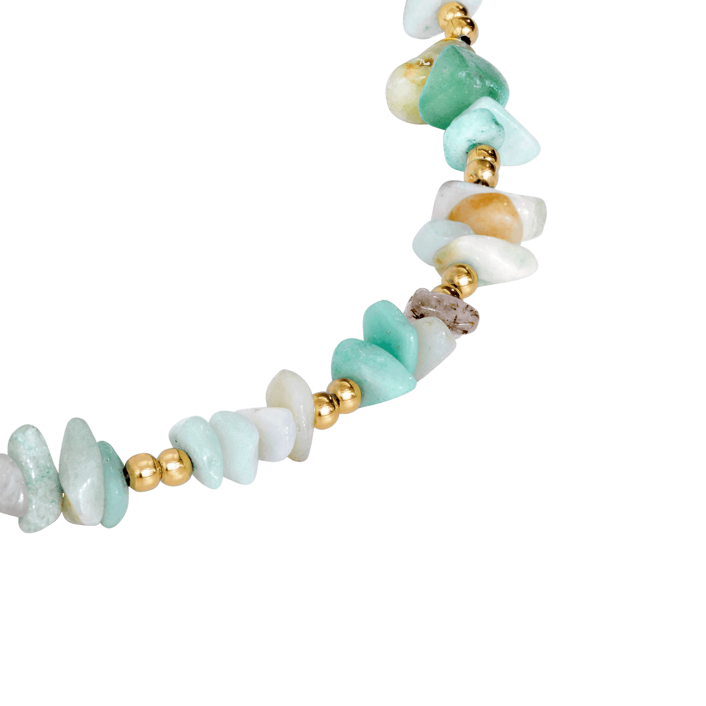 Maritime Gem Necklace Gold