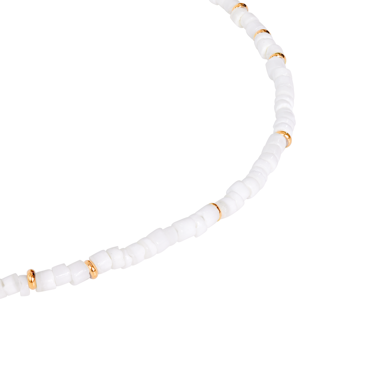 Puka Shell Necklace Roségold