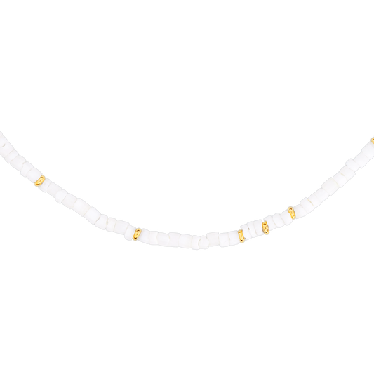 Puka Shell Necklace Gold