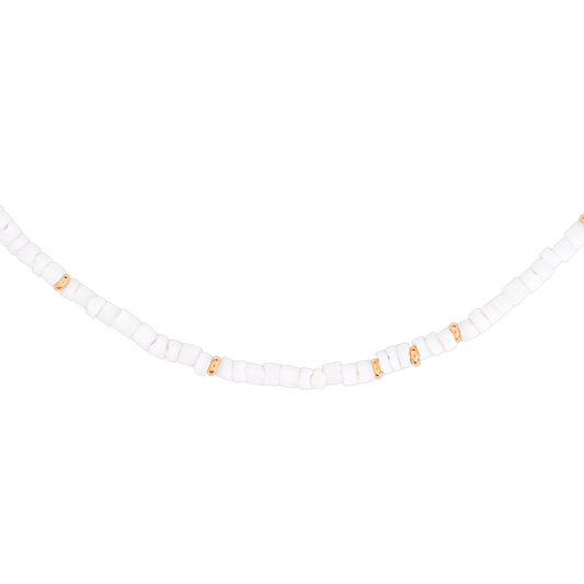 Puka Shell Necklace Roségold