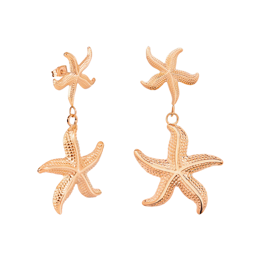 Starfish Studs Roségold