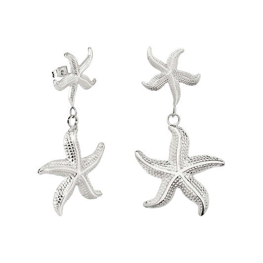 Starfish Studs Silber