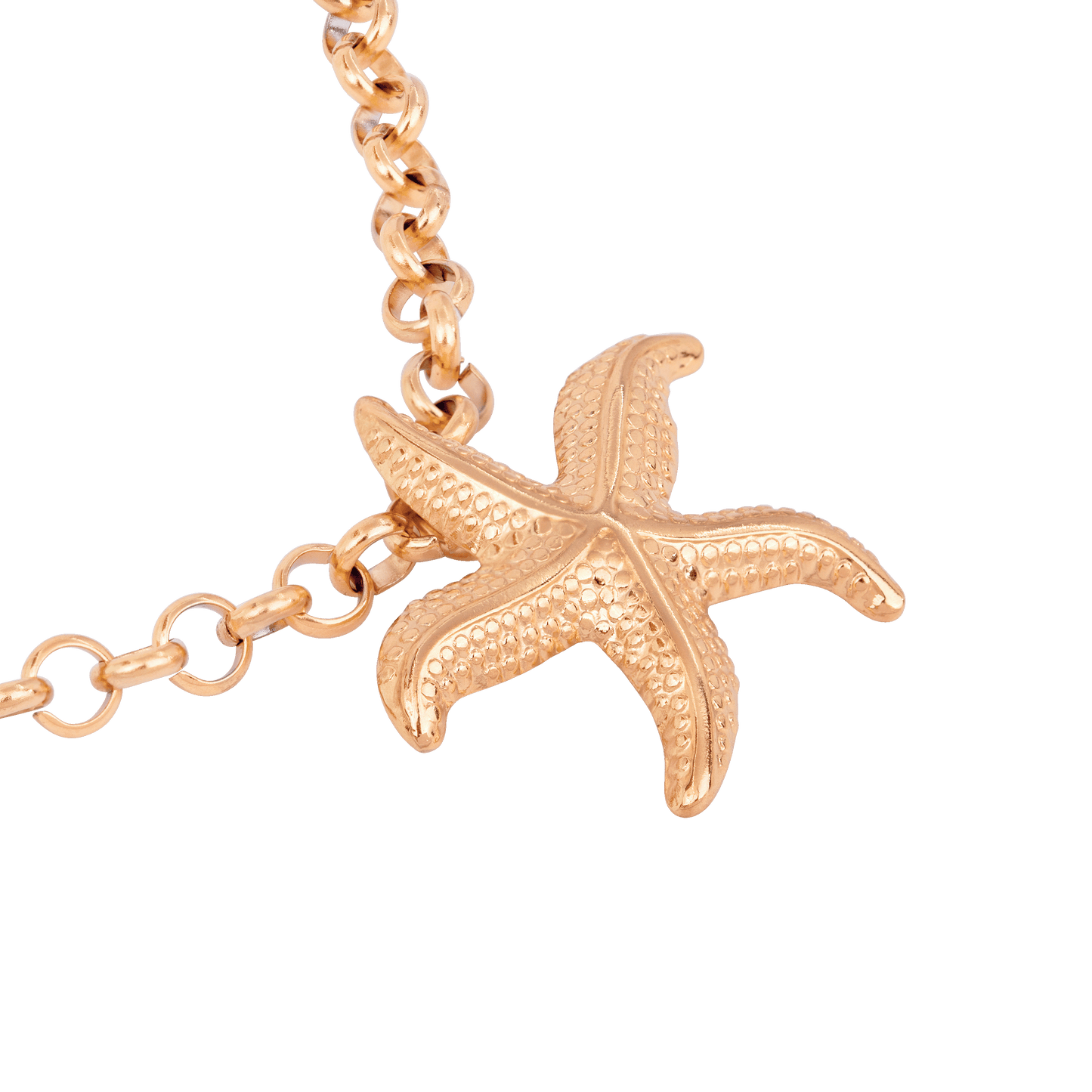 Starfish Necklace Roségold