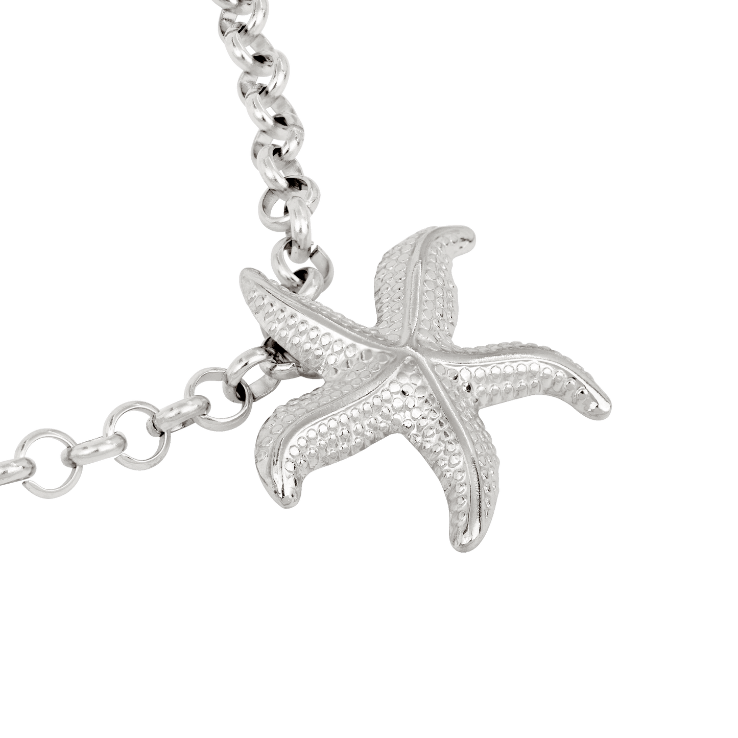 Starfish Necklace Silber