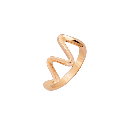 Fluid Motion Ring Roségold