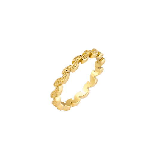 Petal Line Ring Gold