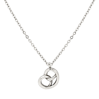 Pretzel Necklace Silber