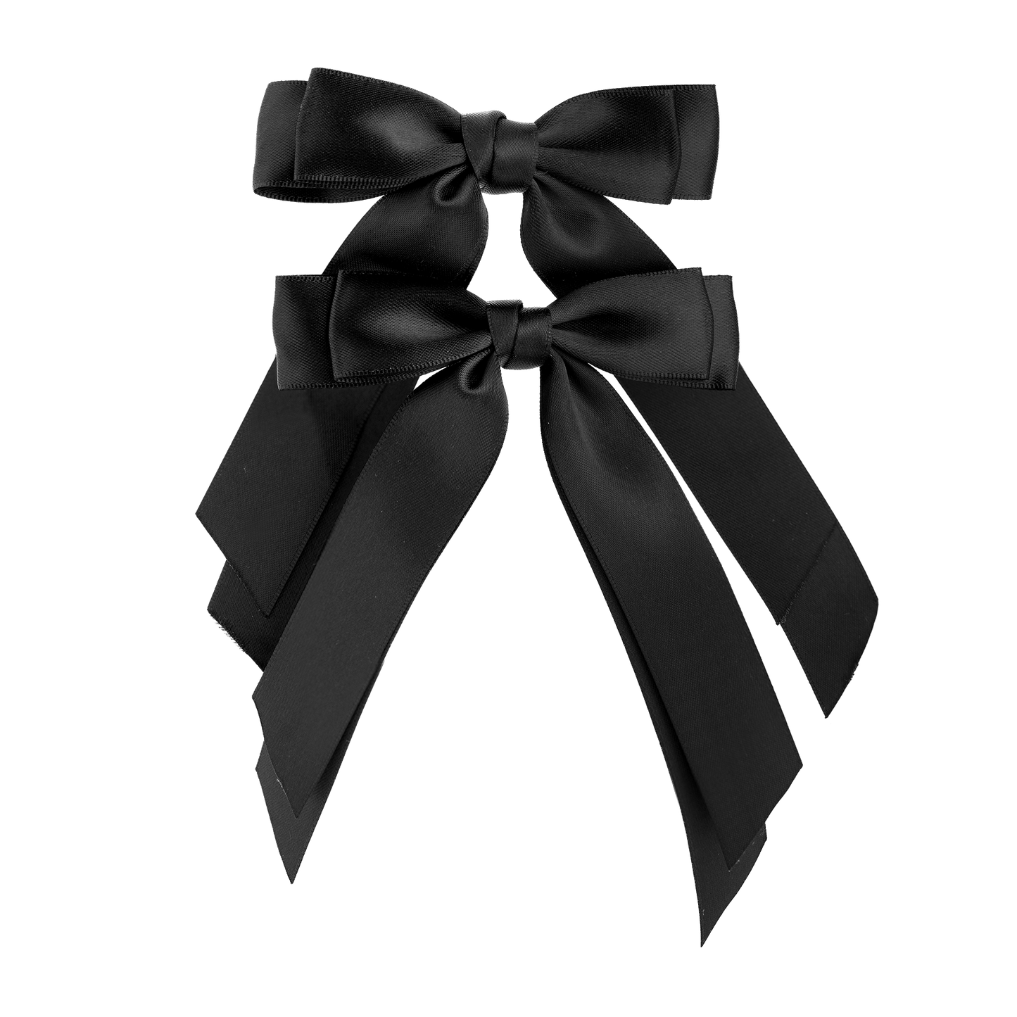 Bow Hairpin Set Black