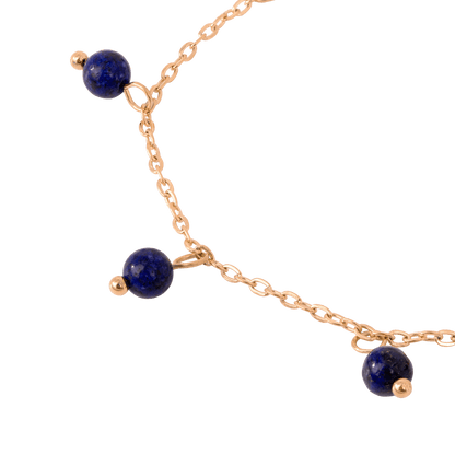 Blue Bay Anklet Roségold