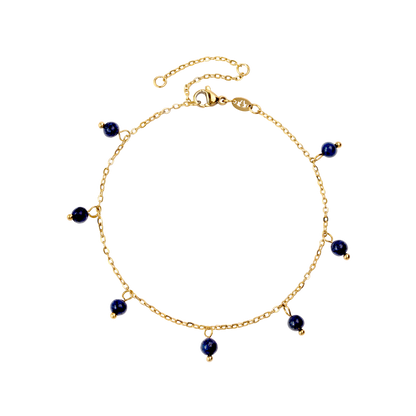 Blue Bay Anklet Gold