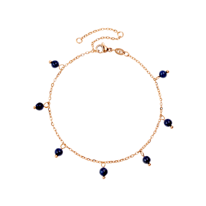 Blue Bay Anklet Roségold