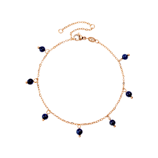 Blue Bay Anklet Roségold