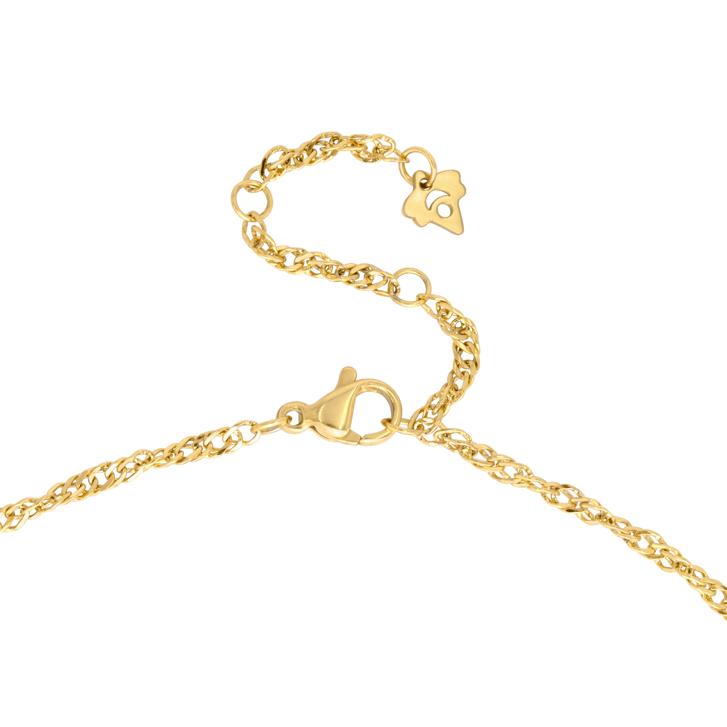 Bouquet Coin Necklace Gold