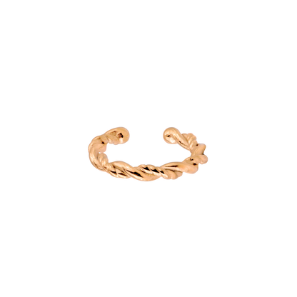 Curly Twist Ear Cuff Roségold