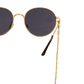 Curly Twist Sunglasses Chain Gold