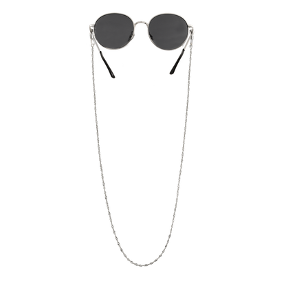 Curly Twist Sunglasses Chain Silber