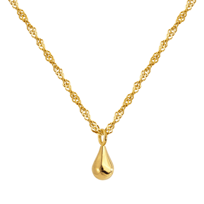 Drop it Necklace Gold