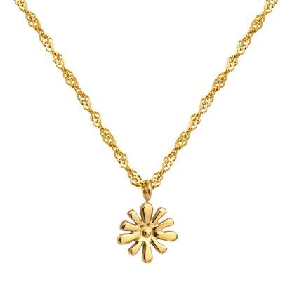 Flowery Necklace Gold