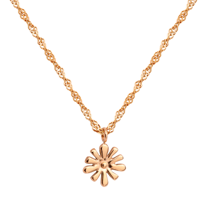 Flowery Necklace Roségold