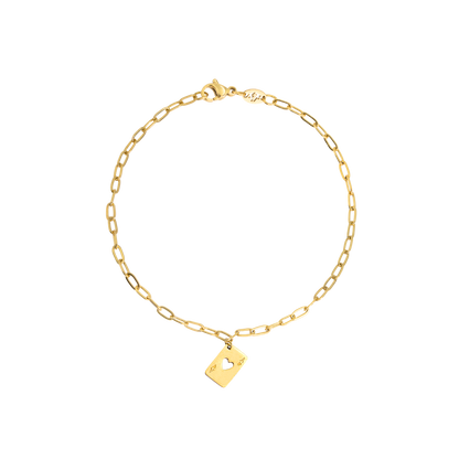 Ace Up the Sleeve Bracelet Gold