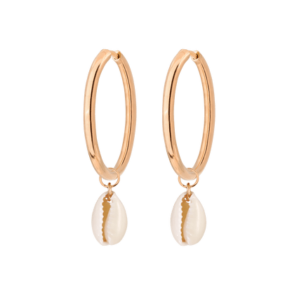 Ocean Whisper Hoop Set Large Roségold