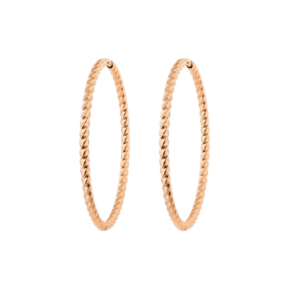 Twisted Hoops Extra Large Roségold