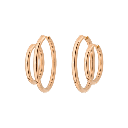 Clean Hoop Bundle Midi Roségold