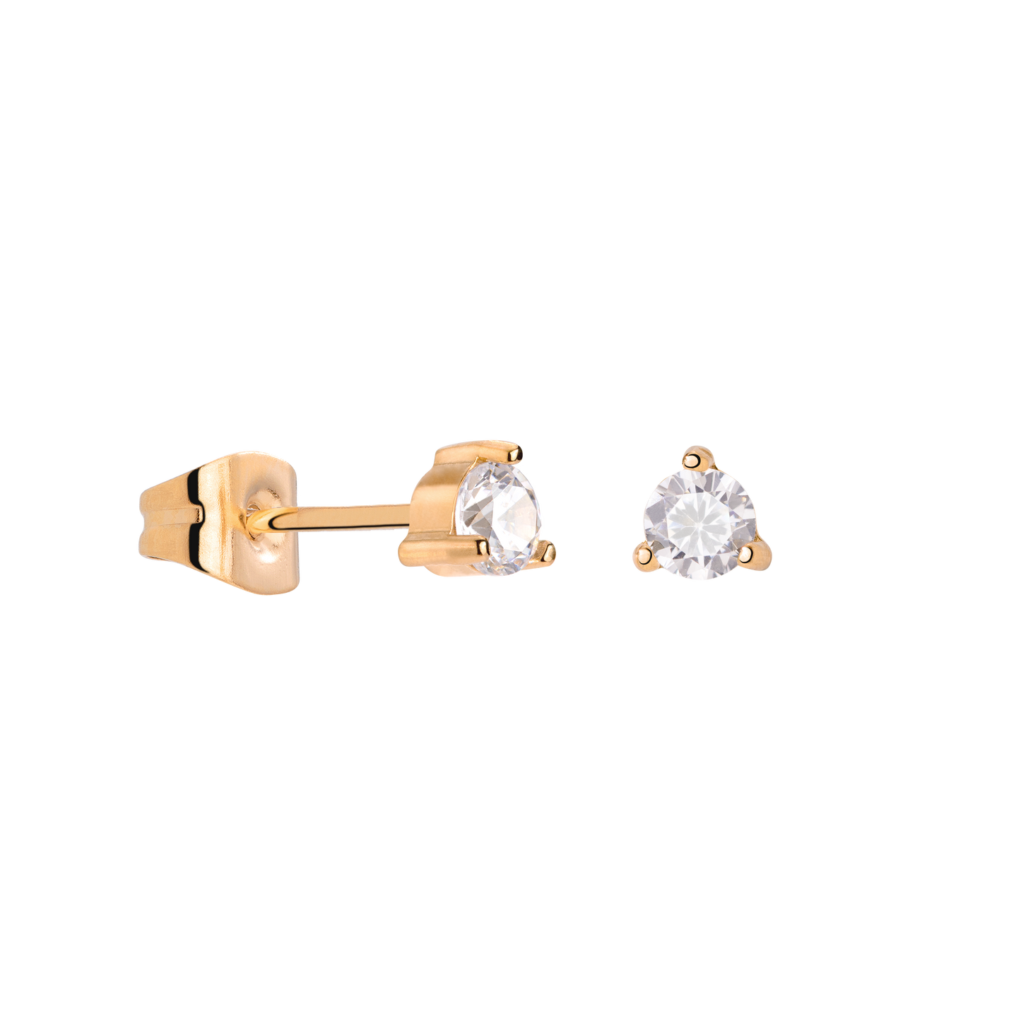 Glimmer Studs Roségold