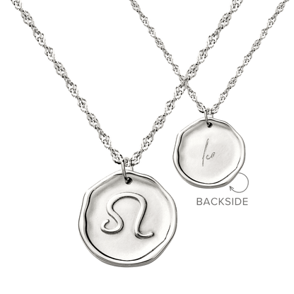 Zodiac Necklace – Leo / Löwe Silber