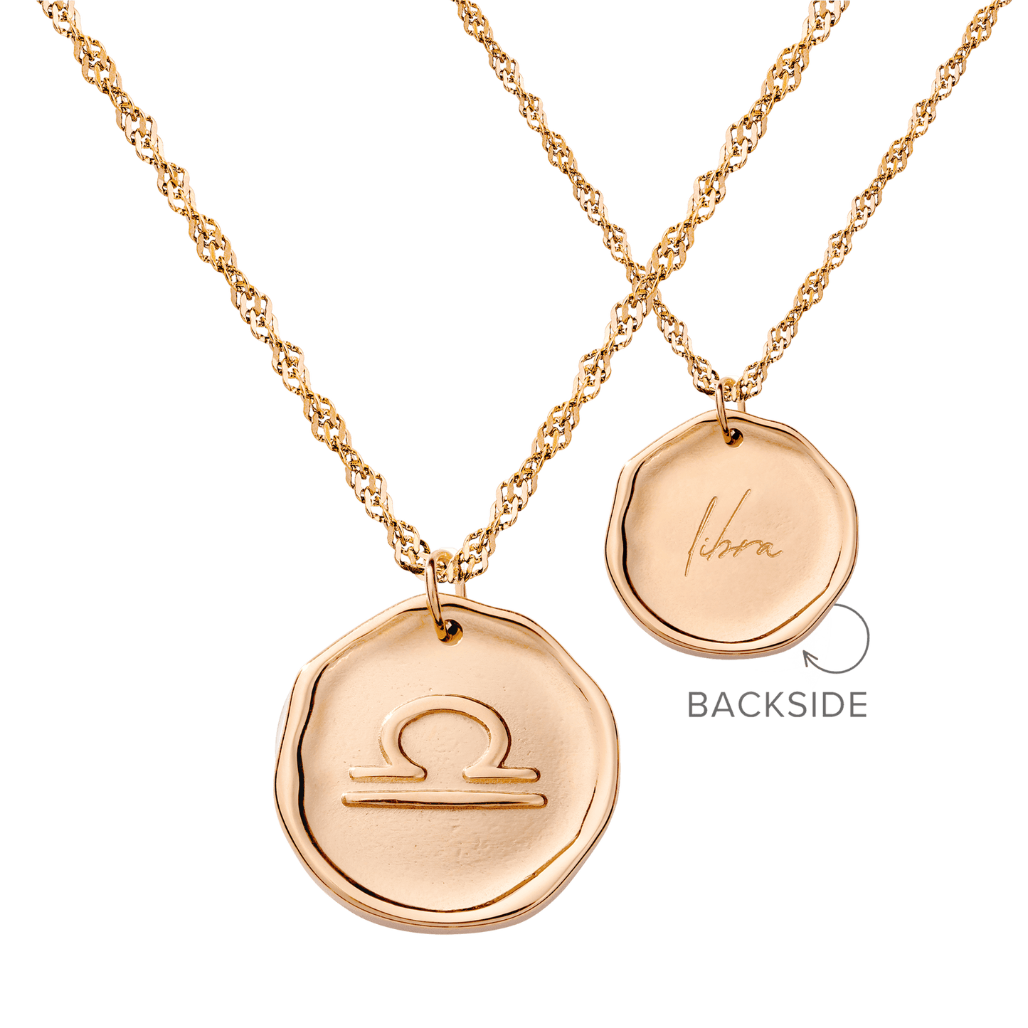 Zodiac Necklace – Libra / Waage Roségold