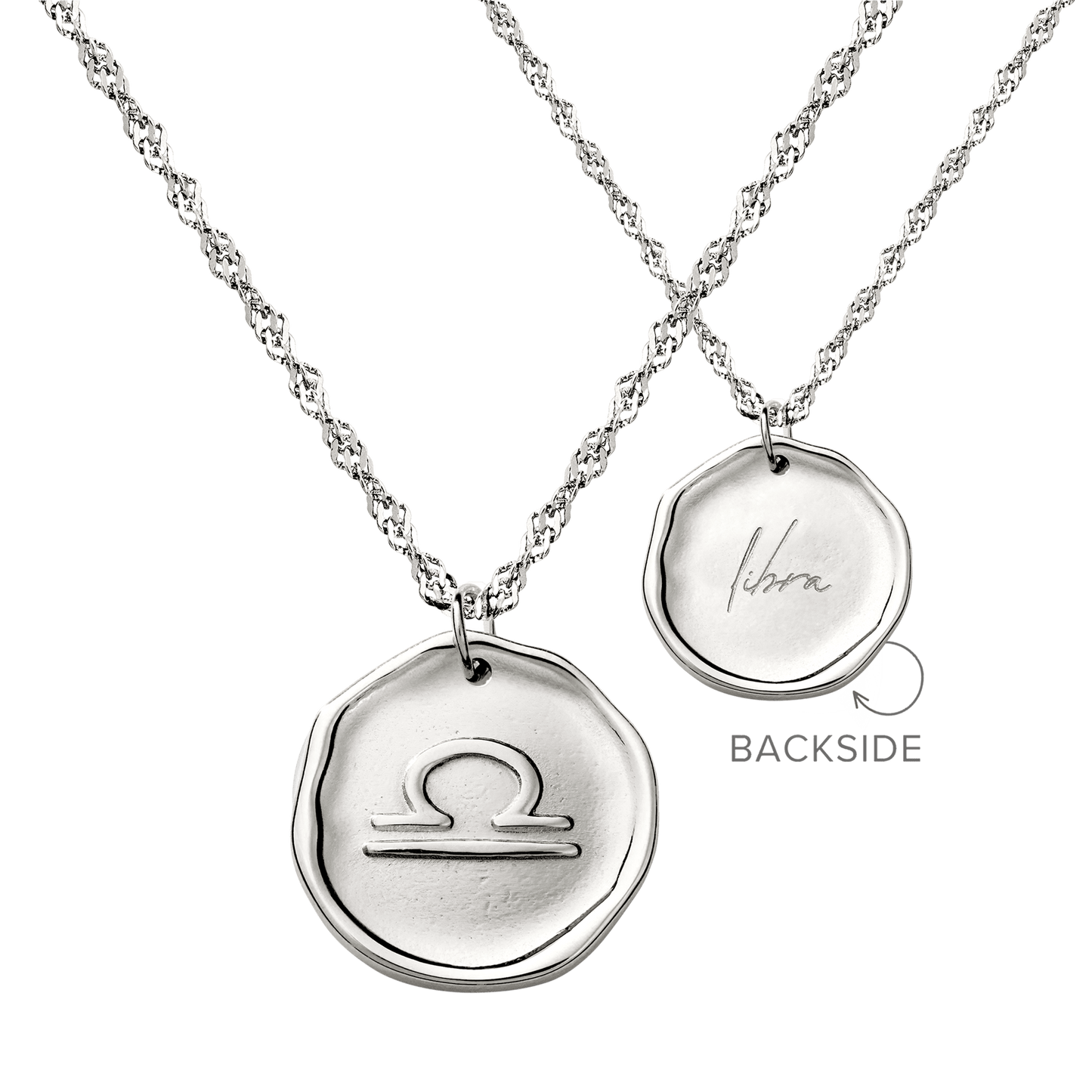 Zodiac Necklace – Libra / Waage Silber