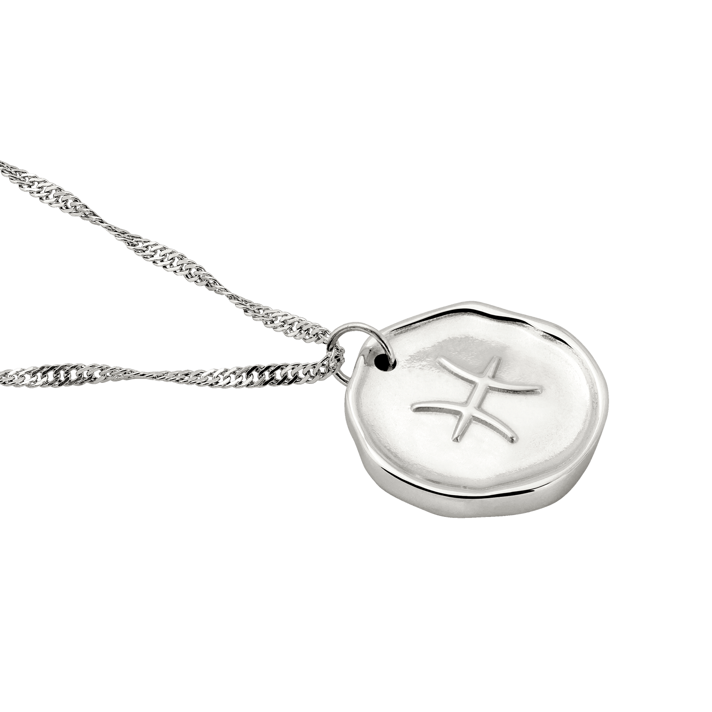 Zodiac Necklace – Pisces / Fische Silber