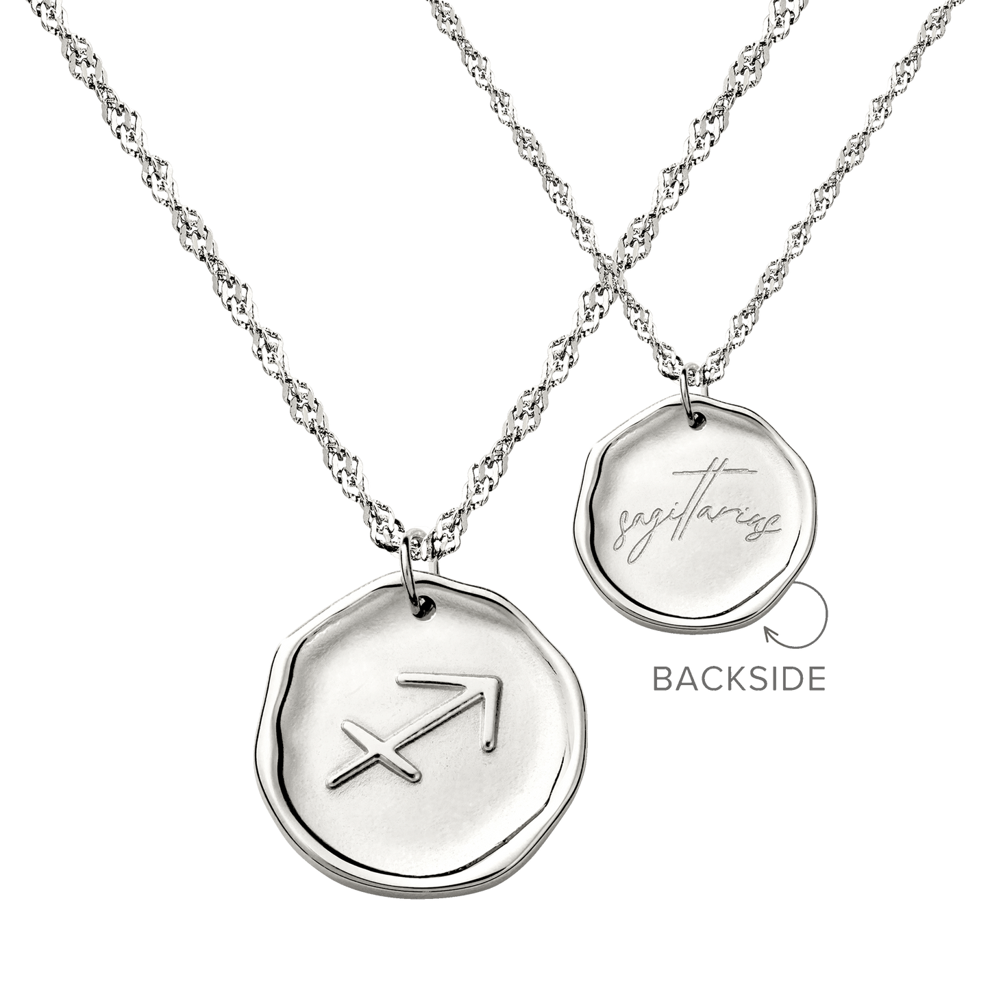 Zodiac Necklace – Sagittarius / Schütze Silber