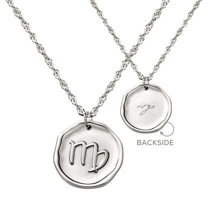 Zodiac Necklace – Virgo / Jungfrau Silber