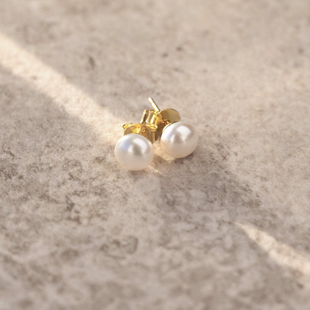 Pearly Studs Silber