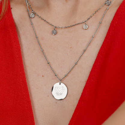 Self-Love First Necklace Silber