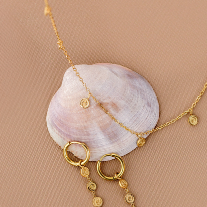 Swirl'n Choker Gold