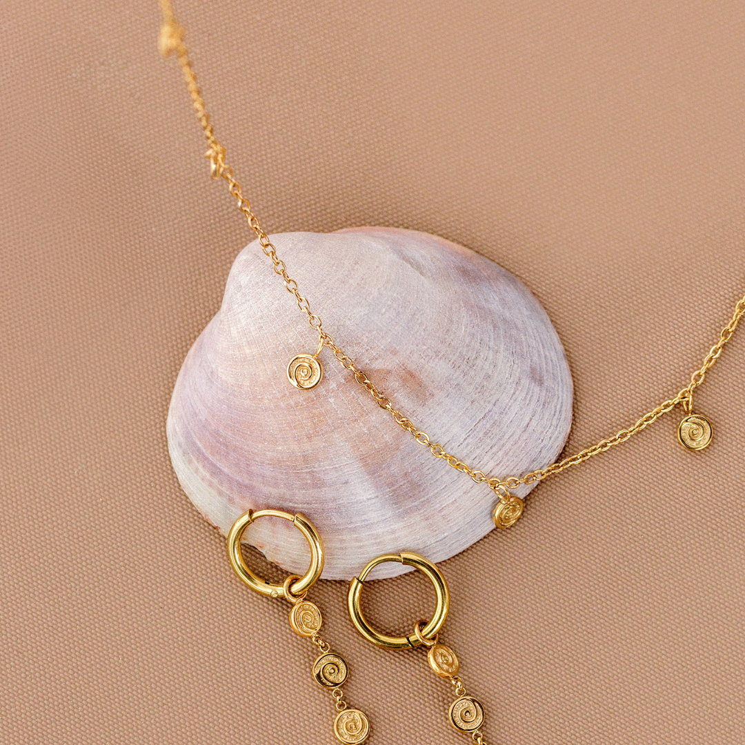 Swirl'n Choker Roségold