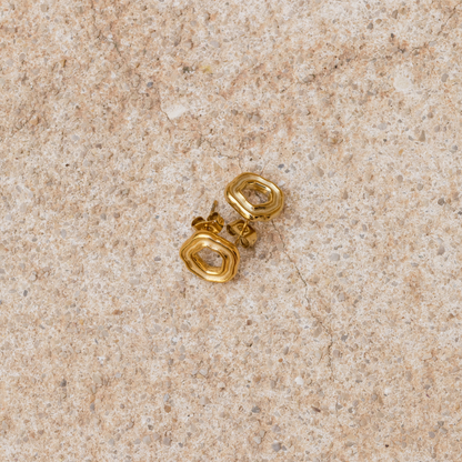 Coastal Charm Studs Gold