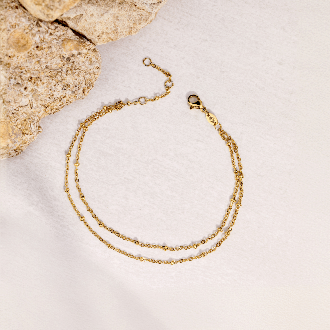 Puebla Anklet Roségold