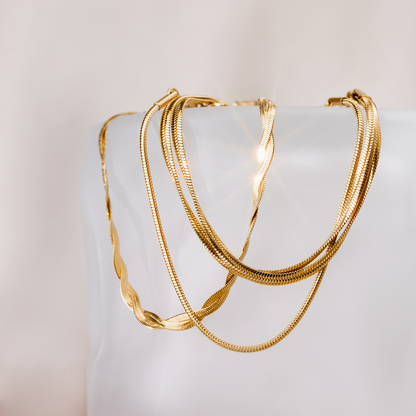 Duality Chain Bracelet Gold