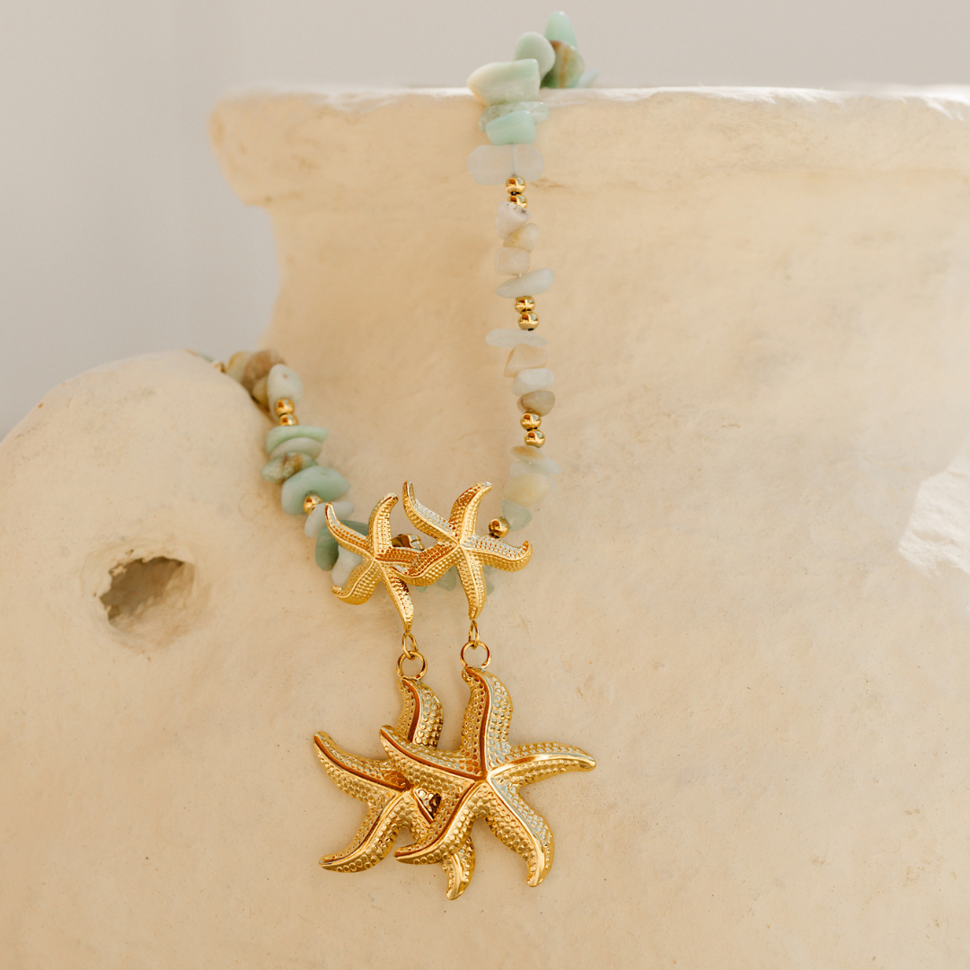 Starfish Studs Gold